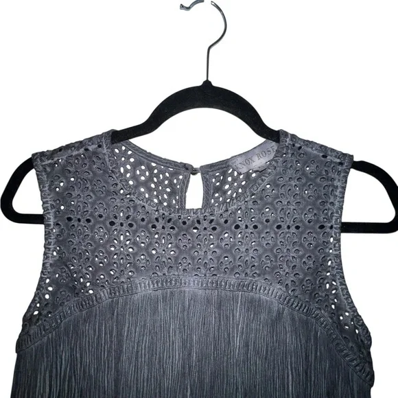 Knox Rose Black Sleeveless Midi Dress - Picture 4 of 5